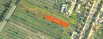 Prodej stavebního pozemku 2575 m2 v obci Lužice, lokalita Zá - 2