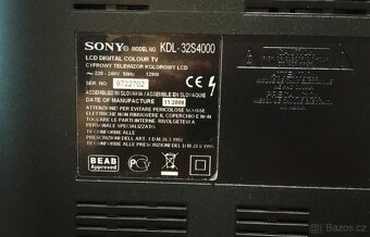 Tv Sony Bravia KDL-32S4000 - 2
