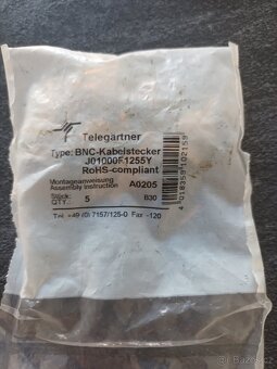 PremiumCord BNC konektor RG 59/U s pozlacenou jehlou - 2