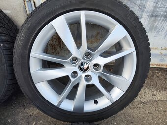 17"zimní alu sada Trius 5x112 origo Octavia 3 RS Golf 7 GTD - 2