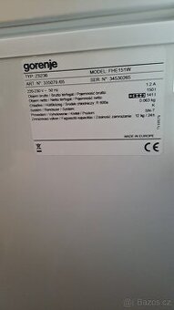 Gorenje FHE151W - Mrazák - 2