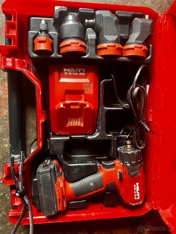 Hilti sfe 2 a12 zánovní multifunkční aku šroubovák komplet - 2