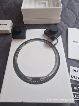 Prsten Ultrahuman Ring Air vel. 11 – Raw Titanium-v záruce - 2