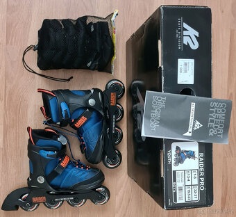 Dětské kolečkové inline brusle K2 RAIDER PRO 32-37 - 2
