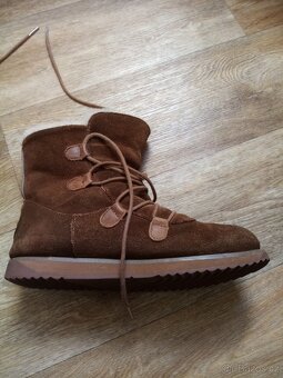 Kožené zimní boty velikost 39 WATERPROOF - 2