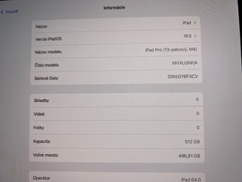 iPad Pro 13" M4 Wi‑Fi + Cellular 512 GB /best cena/ - 2