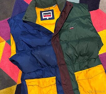 LEVIS PÁNSKÁ ZIMNÍ PARÍDNÍ KRÁSNÁ PÉŘOVÁ VESTA XXL💪🏽🤩 - 2