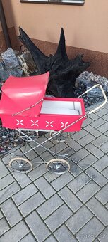 Retro kočárek pro panenky - 2