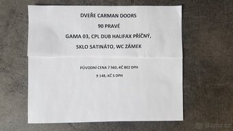 Dveře prosklené 90 - 2