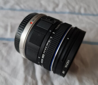 Prodám objektiv OLYMPUS M.Zuiko 9-18 mm - 2