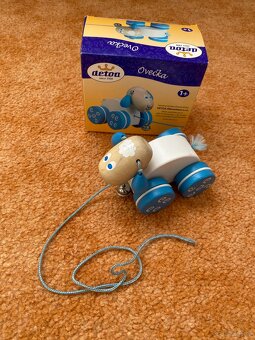 Tahací dřevěné hračky, vláček - 2