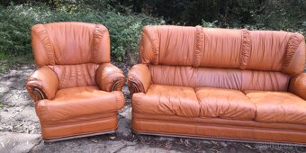 Kožená sedací souprava 3+1+1 - 2