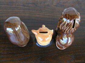 Keramická figurka, hrnky, váza a džbánky - 2
