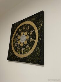 obraz s orientálními motivy 75x75cm plátno - 2