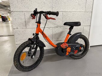Dětské kolo - 14” BTWIN + kolečka - 2