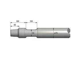 Oškrt do hydraulického kladiva Huppi 302 - 2