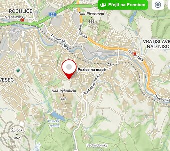 Pozemek o velikosti 1019m2, Vesec U Liberce, ID 7302e 1306 - 2