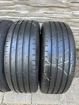 Použité letní pneu: 205/55/R17 - 4 kusy - 2