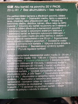 Aku kartáč na povrchy parkside - 2