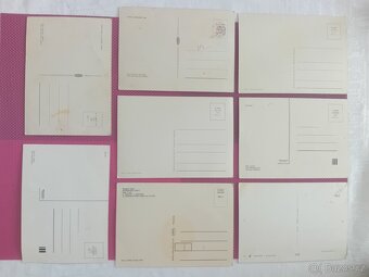 8x vintage pohlednice kočka, kočička - 2