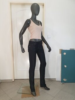 Rokker Diva Black Jeans Kevlarové moto džíny Vel. W27/L34 - 2