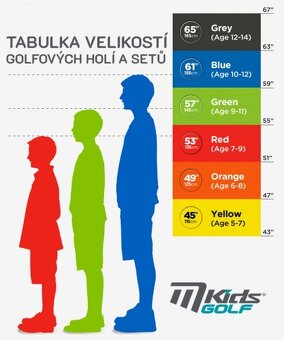 Dětský set golfových holí MKids 165 cm - 2