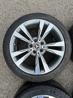 Mercedes r18 alu kola r18 5x112 Dvourozměrná Michelin Alpin - 2