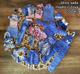 Barbie Sady oblečků džíns, Paříž a další... - 2