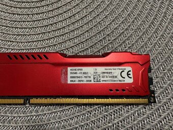 KINGSTON 8GB DDR3-1866MHz HyperX Fury Red HX318C10FR/8 - 2