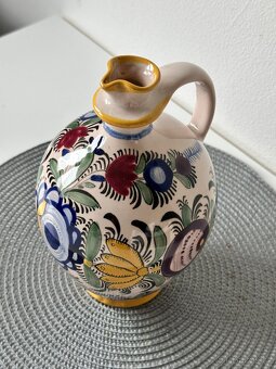 Keramický malovaný džbán - ruční práce - 2