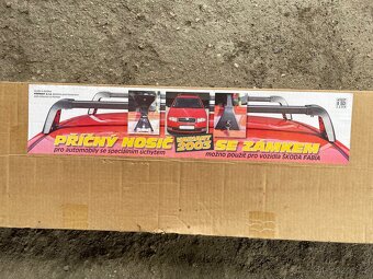 Příčné nosiče s držáky na kola, Škoda Fabia 1 - 2