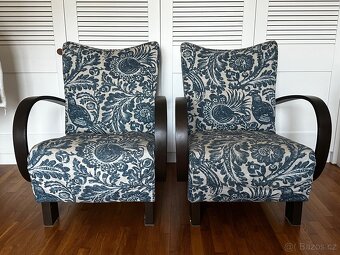 Retro křesla 50. léta styl Halabala - 2