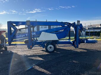 Přívěsná plošina,18M,baterky/nové/230V,pojezd.580mth - 2