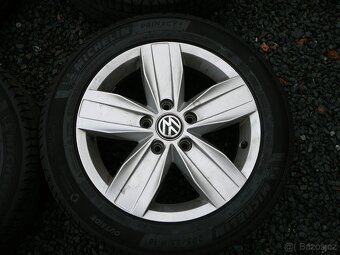 16" orig VW ALU KOLA 5x112 6Jx16H2 ET50 + PNEU 205/55/16 94 - 2