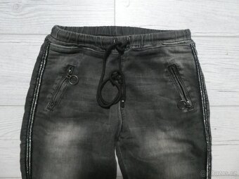 Mille Baci dámské černé džíny vel. S - 2