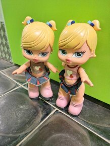 Panenky plastové dvojčata - 2