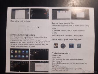 Kamera do auta pro Android auto - 2