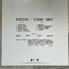 Debustrol Vyznání smrti vinyl VG+ - 2