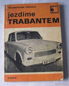 TRABANT knihy údržba, opravy - 2