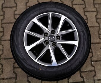 Alu kola originál Mazda CX-5 5x114,3 R17 KRÁSNÁ SADA - 2