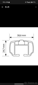 Střešní nosič-příčníky Nordrive Helio Fiat 500L 2012-2022 - 2