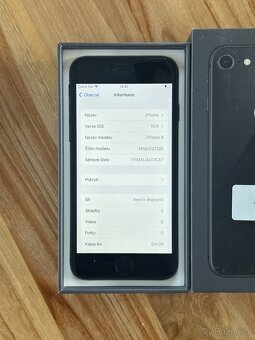 Apple iPhone 8 64GB černý + krabička, bat. 92% - 2