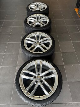 Kovaná kola Audi 20” se zánovními letními pneu 255/35/20 - 2