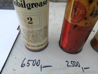 mobiloil plechovky - 2