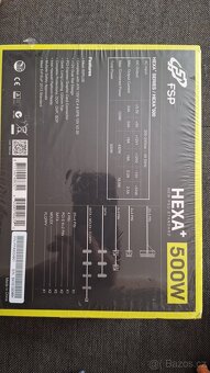 Nový PC zdroj FSP HEXA+ 500W - 2