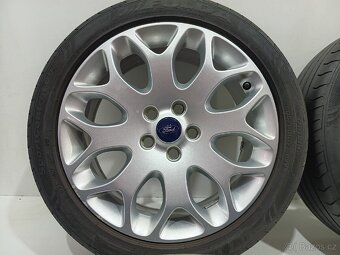 Letní alu kola Ford 5x108 R17 pneu 205/50/17/Fulda - 2