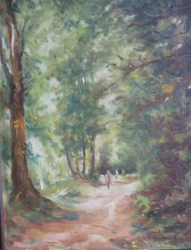 Sleva Lesní cesta. - 2