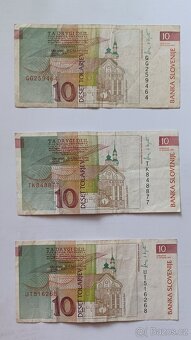 Slovinsko 10 tolarů tolarjev - 2