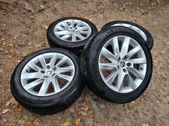 Zimní sada originálních Alu disků Škoda STRATOS –7Jx17“ - 2
