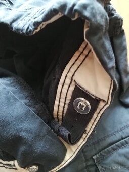 Chlapecké tm. modré lehčí kalhoty - kapsáče (6 kapes) LOGG - 2